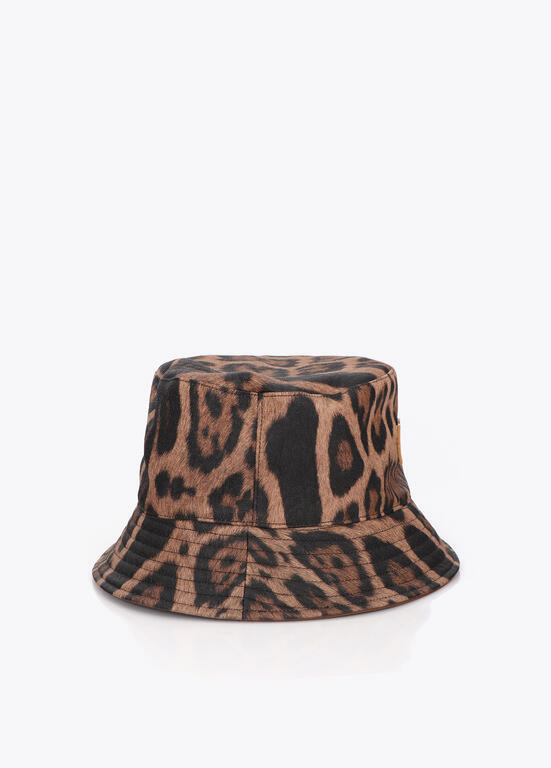 CHAPÉU EM NYLON ANIMAL PRINT LC - LOLA CASADEMUNT