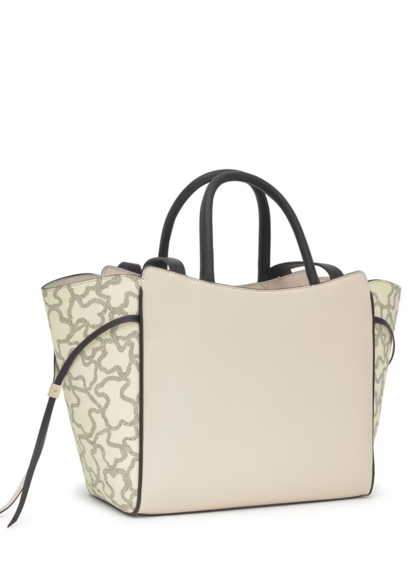 MALA CITY MÉDIA KAOS BEGE E PRETO - TOUS