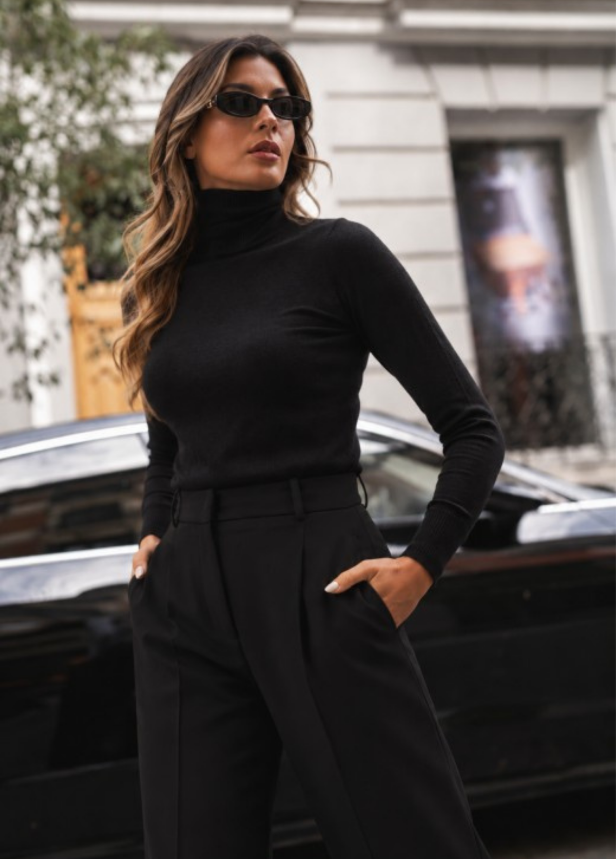 CAMISOLA DE MALHA COM GOLA ALTA - FERRACHE