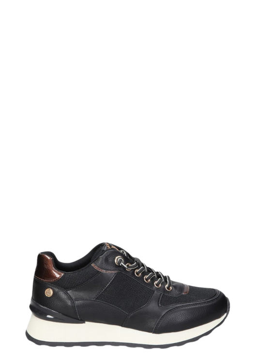 TÉNIS PRETOS COM DETALHES EM BRONZE - XTI SHOES