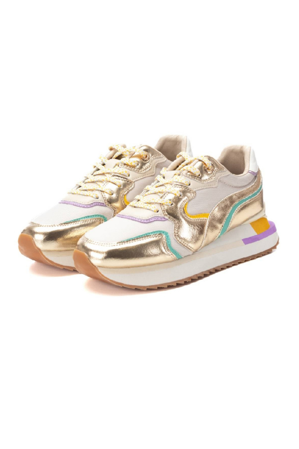 TÉNIS EM MATERIAL METÁLICO - XTI shoes