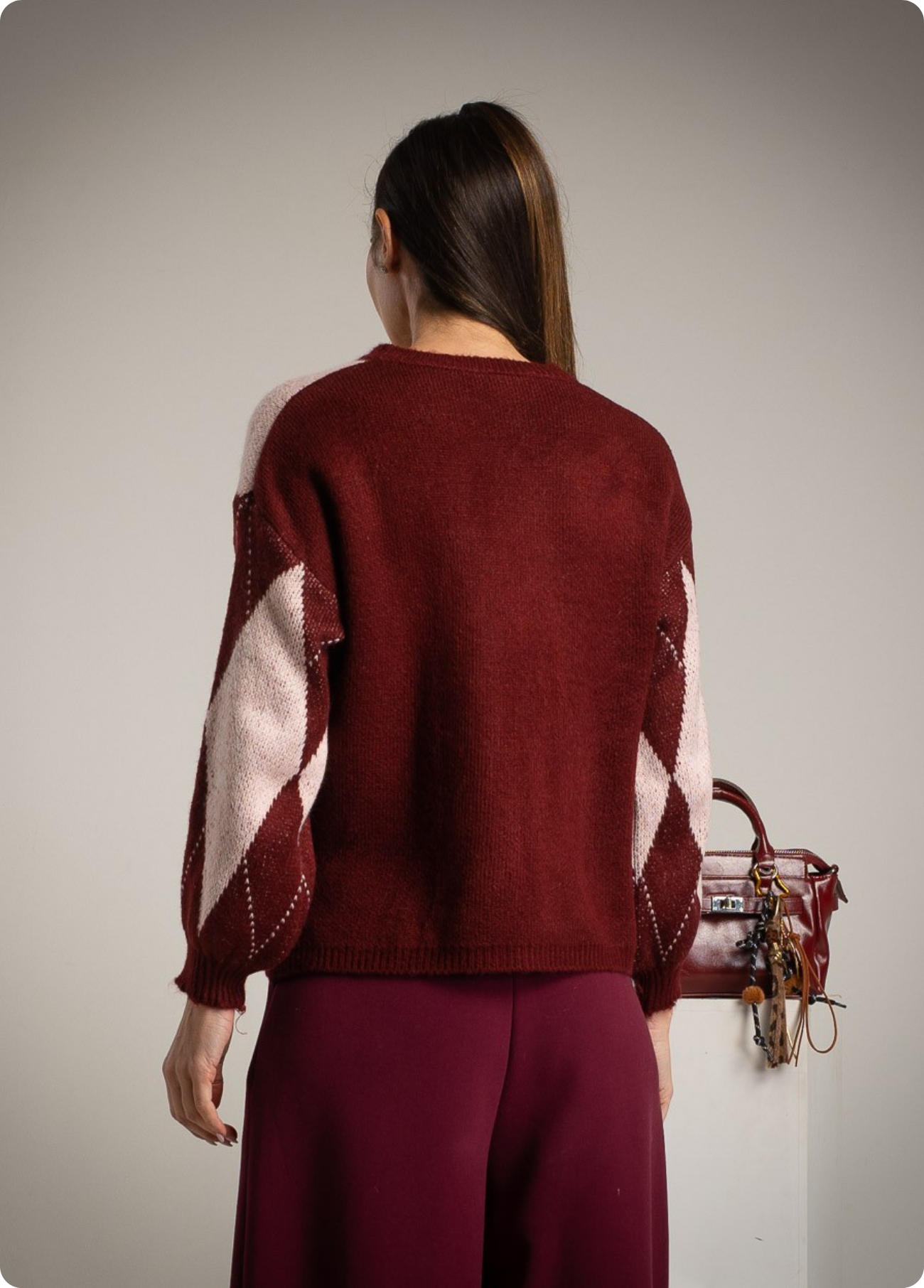 CAMISOLA BICOLOR DE LONSÂNGULOS - ALIBY