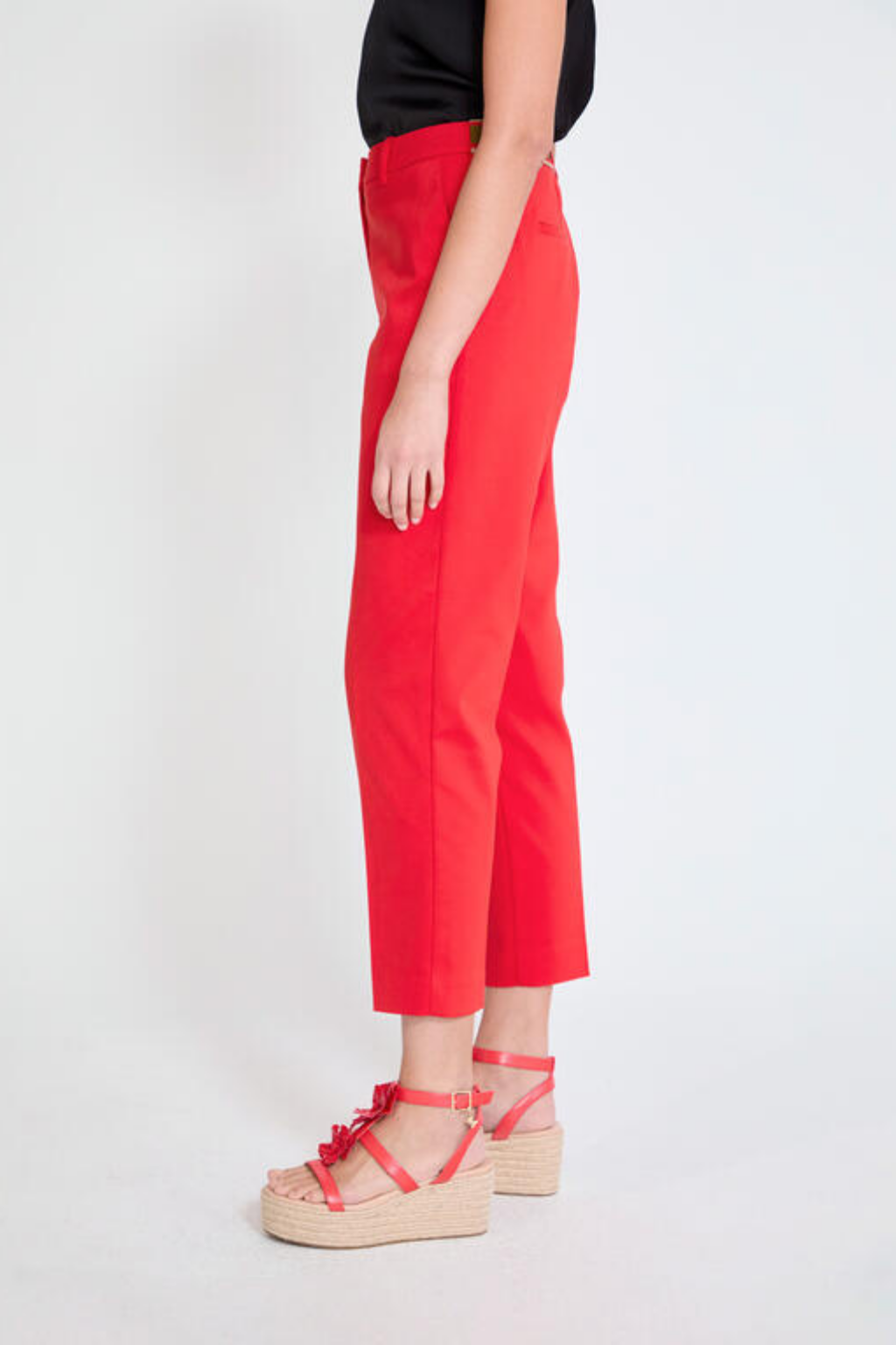 CALÇAS COM FITA DE LOGOTIPO - LOLA CASADEMUNT BY MAITE