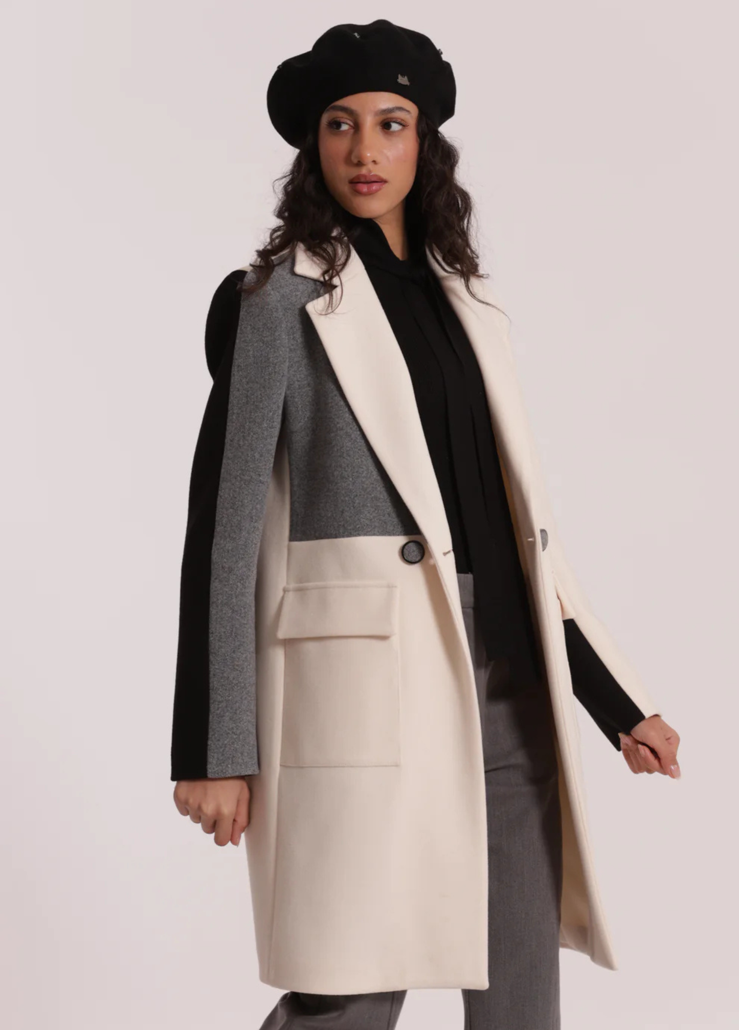 SOBRETUDO TRICOLOR - MIMI MUA