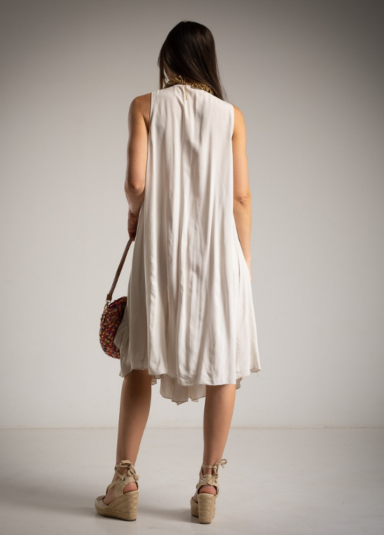 VESTIDO BOHO COM FOLHOS - ALIBY