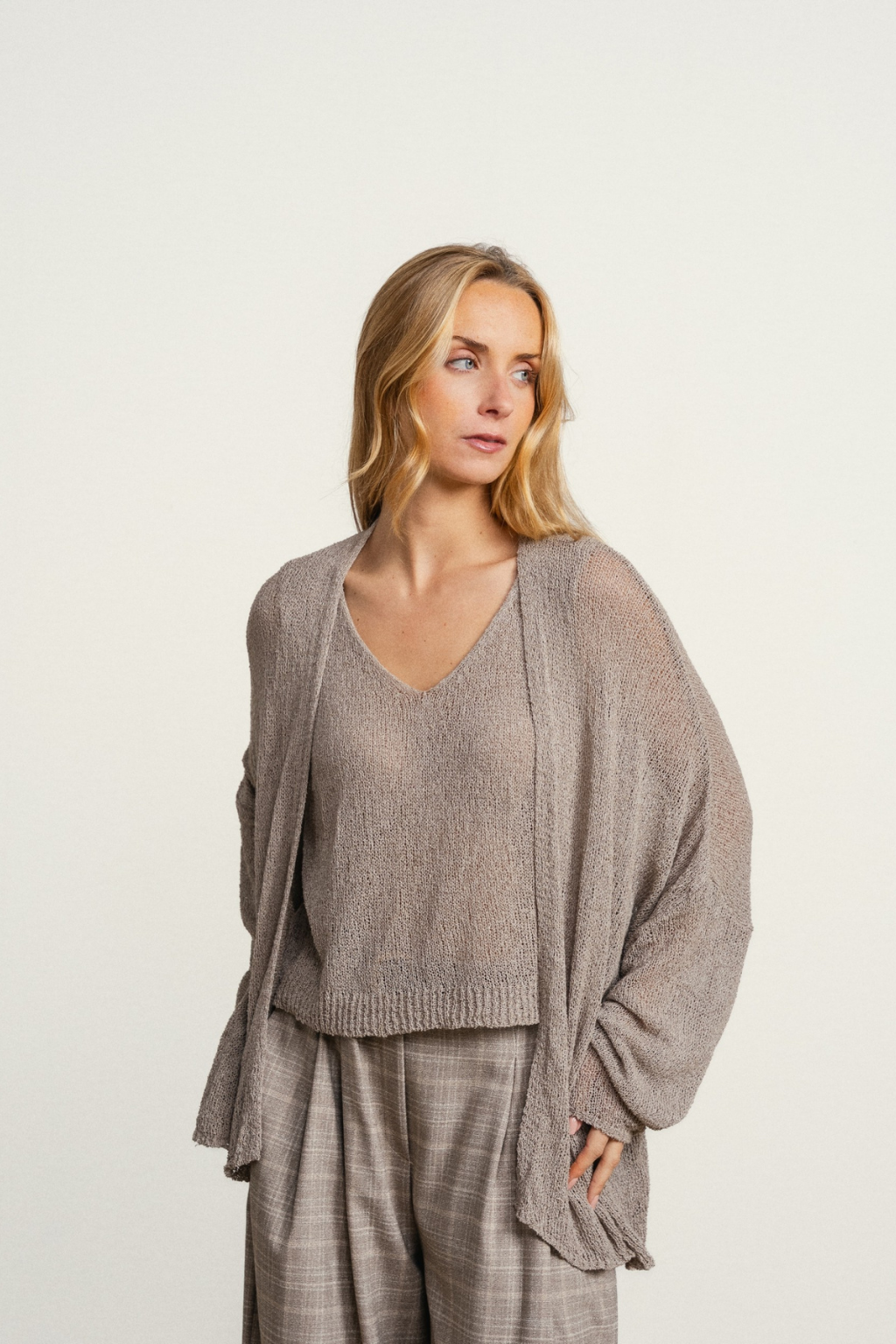 CASACO SOLTO TIPO CROCHÉ - SMF