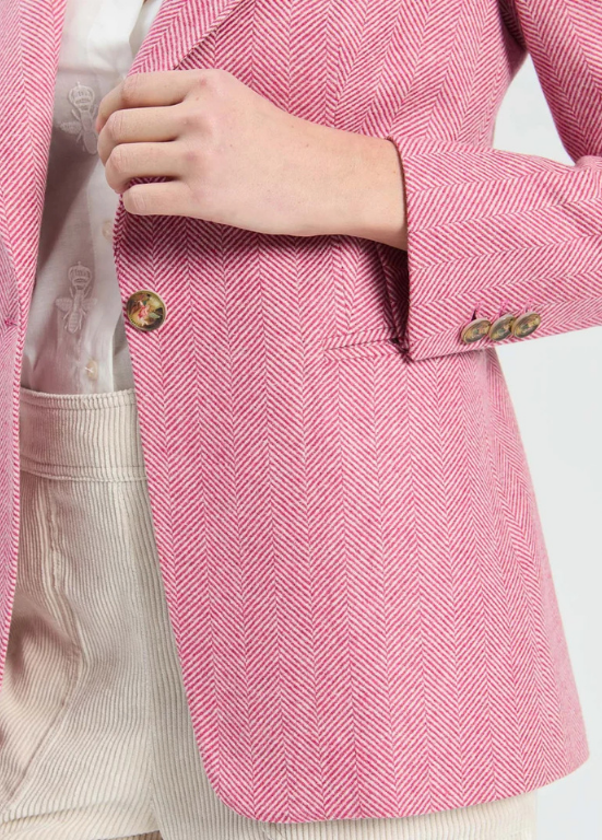 BLAZER DE INVERNO ESPINHADO ROSA - VILAGALLO