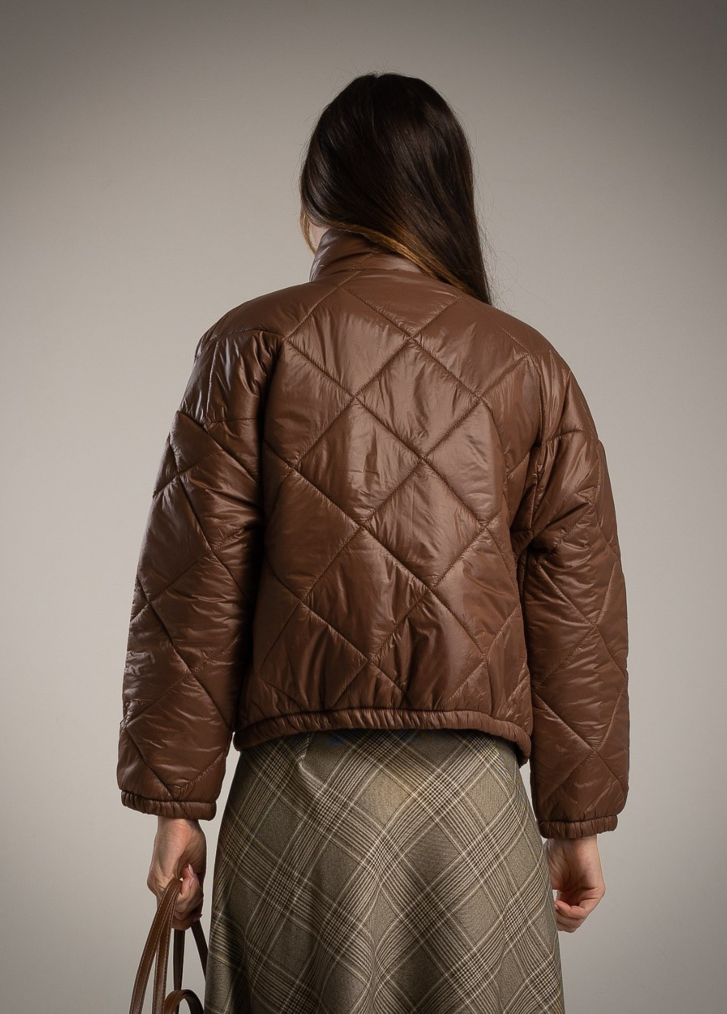 PARKA ACOLCHOADA CURTA COM FECHO NEON - ALBANOS