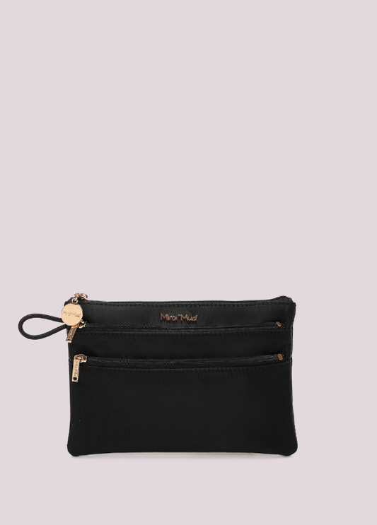 PORTA-MOEDAS EM NYLON COM ZIPPERS - MIMI MUA