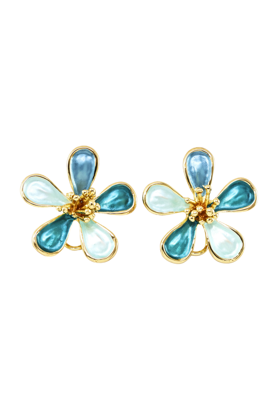 BRINCOS EM FORMA DE FLOR - ALIBY
