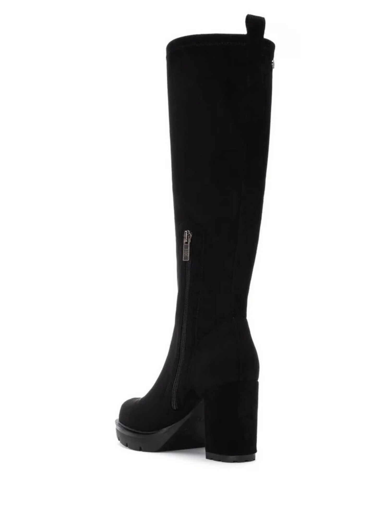 BOTA DE SALTO ELÁSTICA COM CAMURÇA MACIA - XTI SHOES