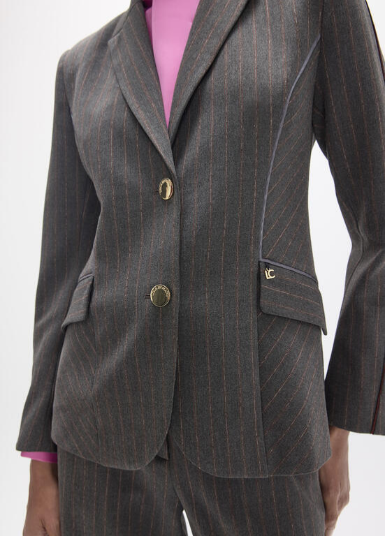 BLAZER CINTADO DE RISCA DIPLOMÁTICA - LOLA CASADEMUNT