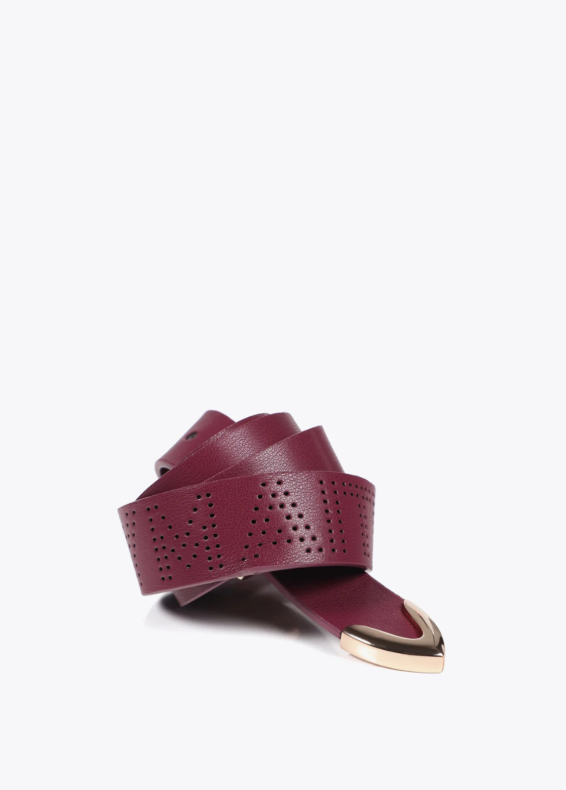 CINTO EM ECOPELE BORDEAUX - LOLA CASADEMUNT