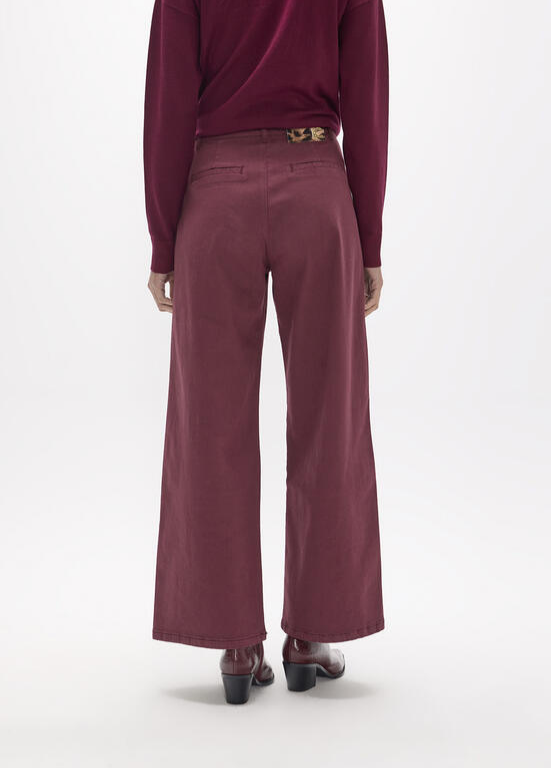 JEANS BORDEAUX LIGEIRAMENTE FLARE LC - LOLA CASADEMUNT