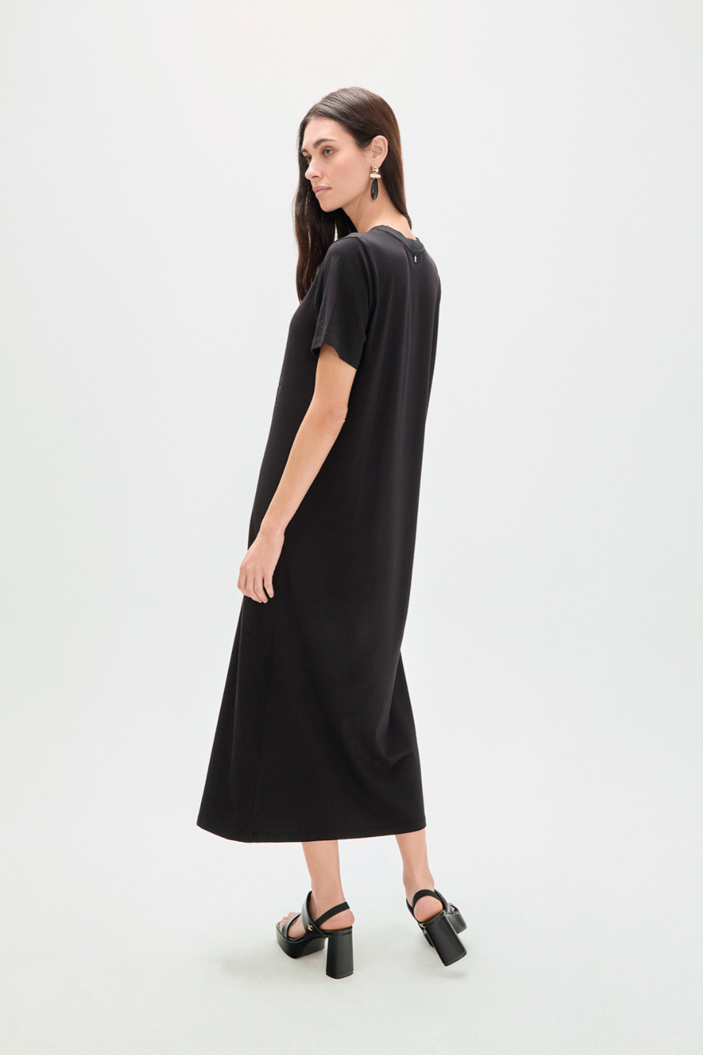 VESTIDO ANIMAL COM STRASS - LOLA CASADEMUNT