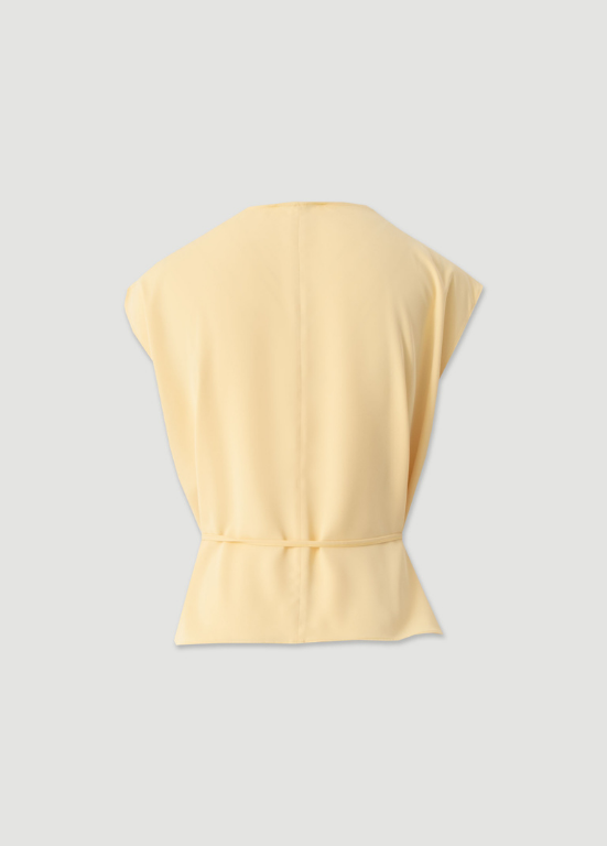 TOP FEMININO DE CORTE FLUIDO COM DRAPEADO - FERRACHE