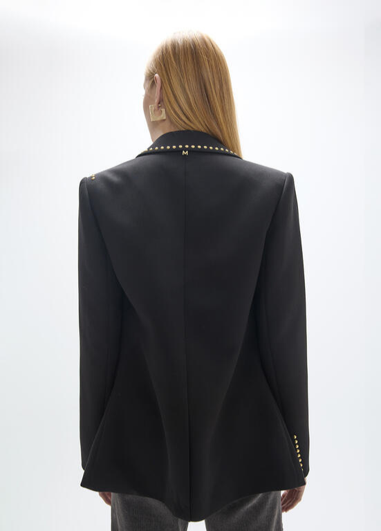 BLAZER COM DETALHES DE TACHAS E STRASS BY MAITE - LOLA CASADEMUNT