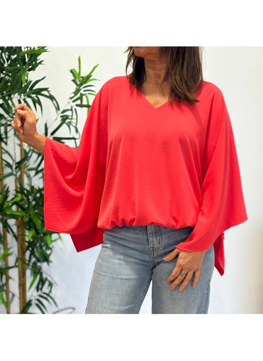 BLUSA DECOTE EM V - ADET