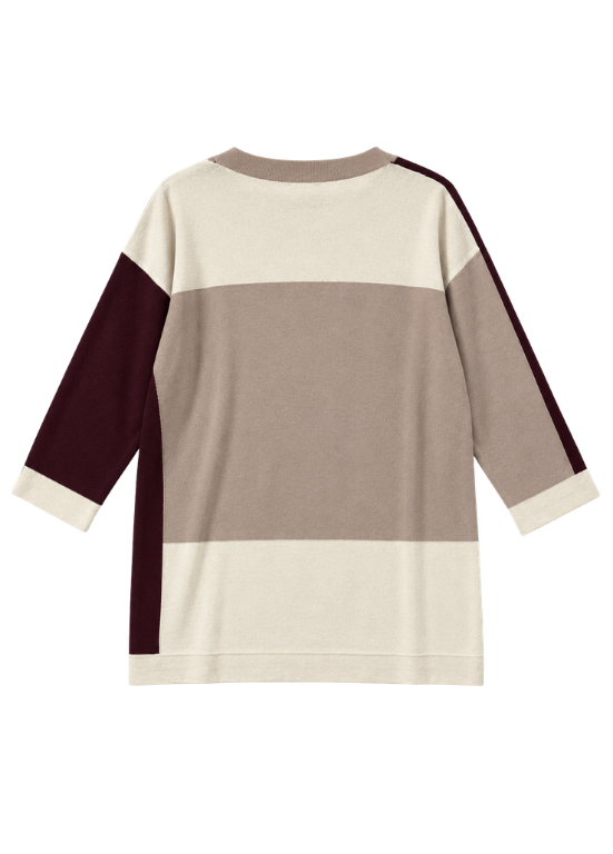 CAMISOLA DE MALHA TRICOLOR - BARBARA LEBEK