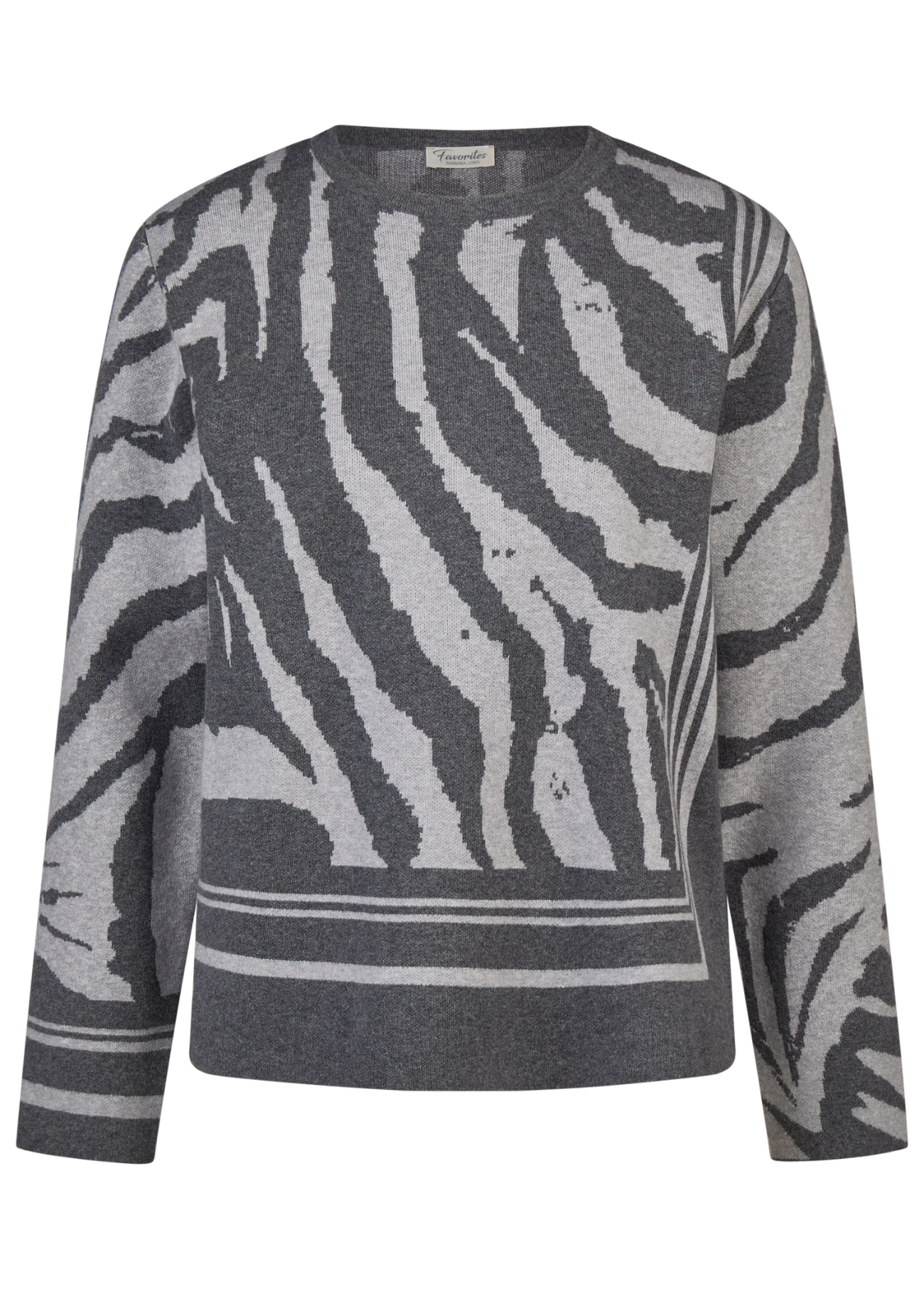 CAMISOLA DE MALHA ESTAMPADO ZEBRADO - BARBARA LEBEK