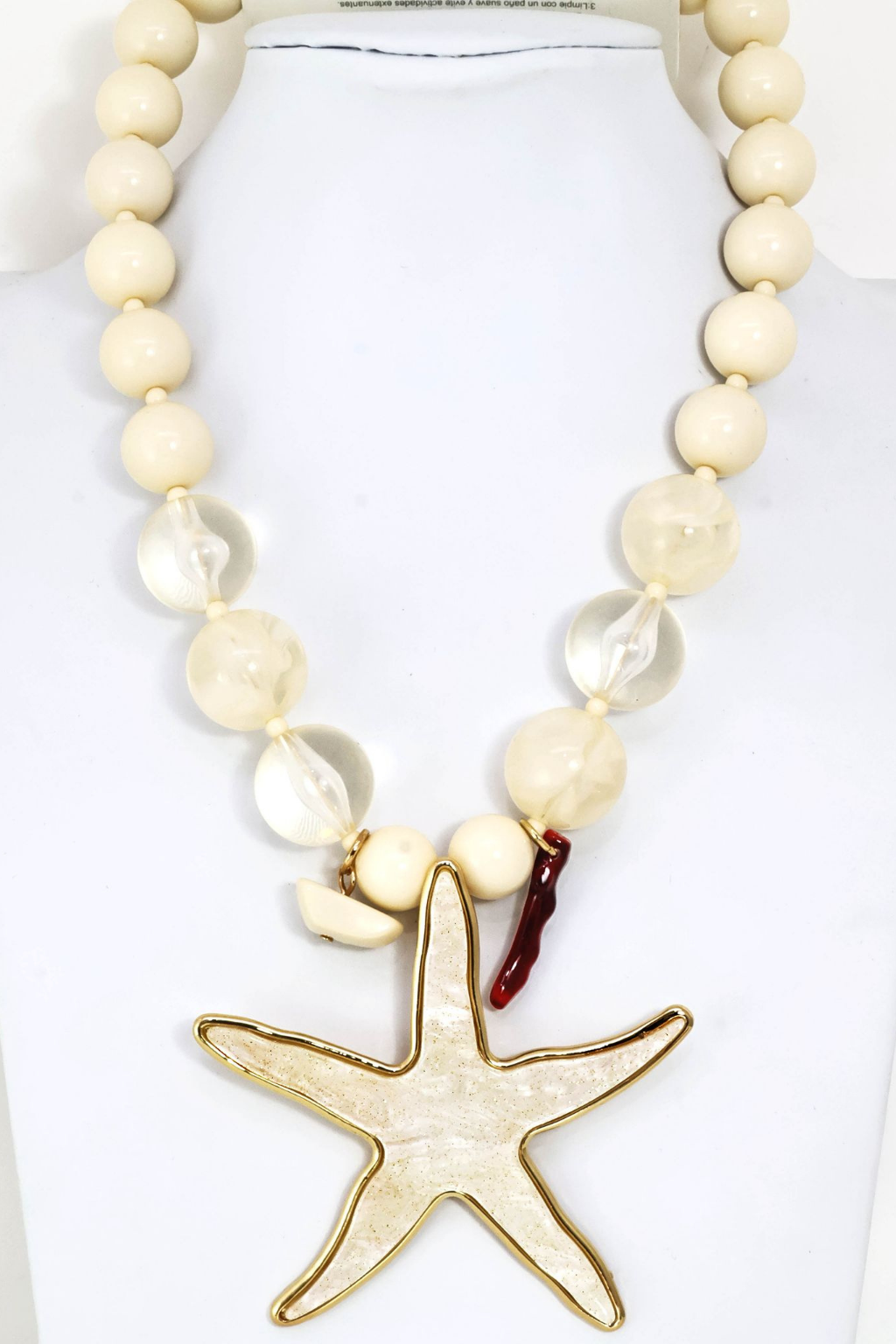 COLAR MISSANGAS E PENDENTE ESTRELA DO MAR - ALIBY