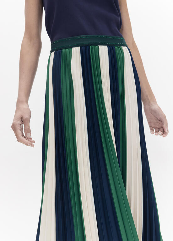 SAIA PLISSADA TRICOLOR LC - LOLA CASADEMUNT