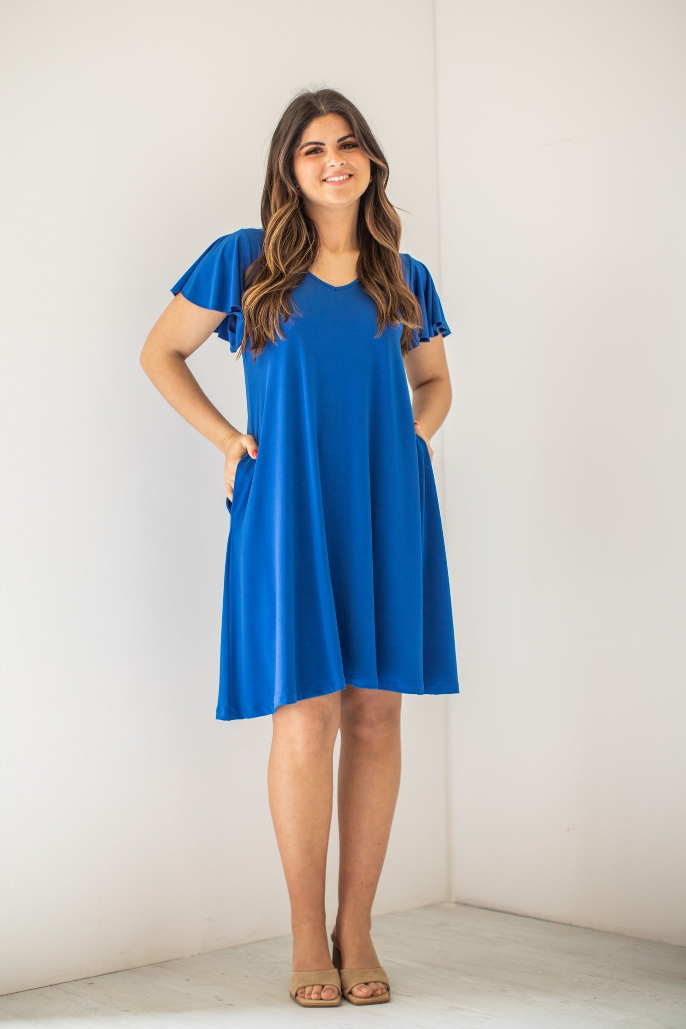 VESTIDO SOLTO VISCOSE - FAME