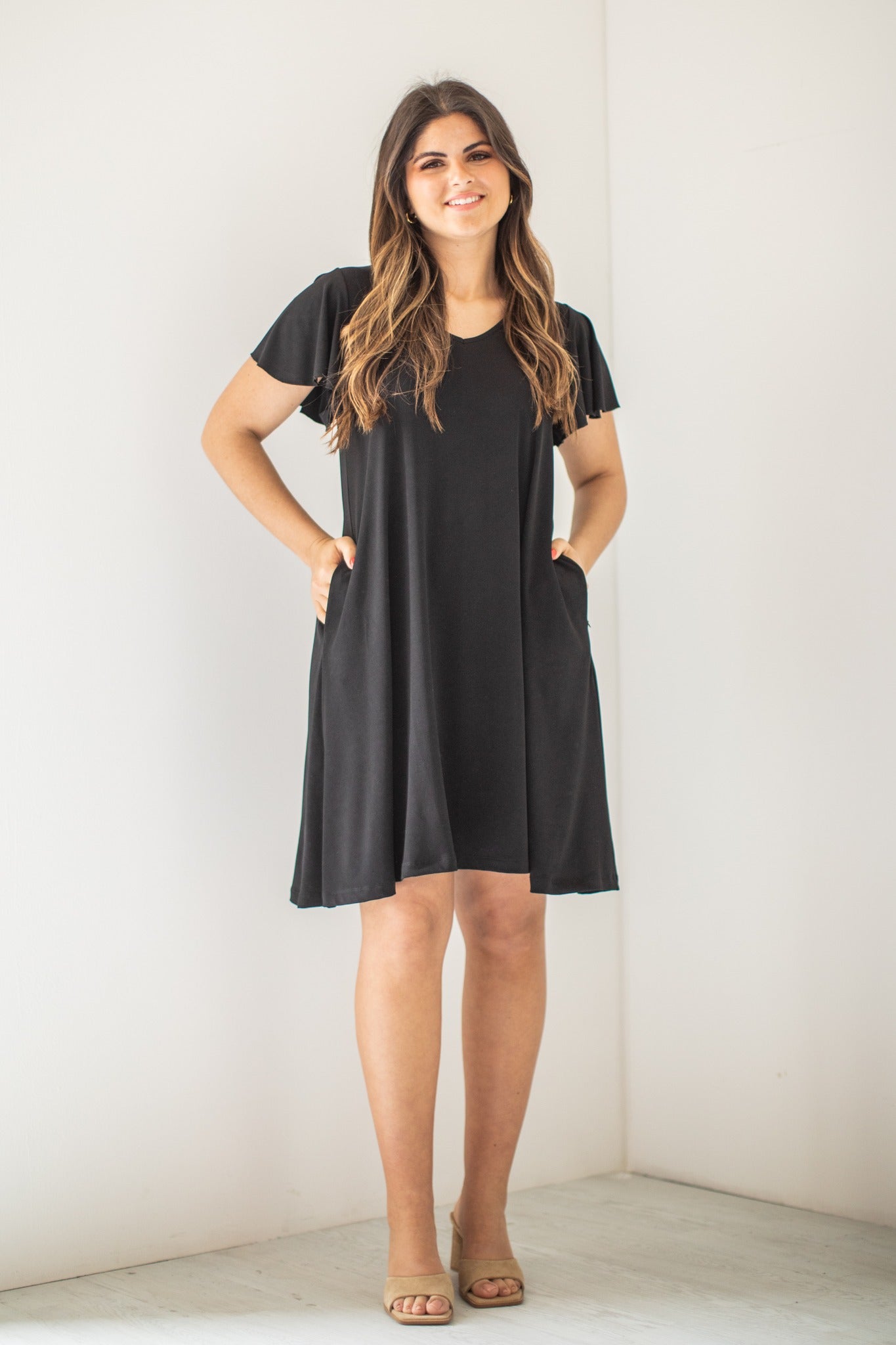 VESTIDO SOLTO VISCOSE - FAME