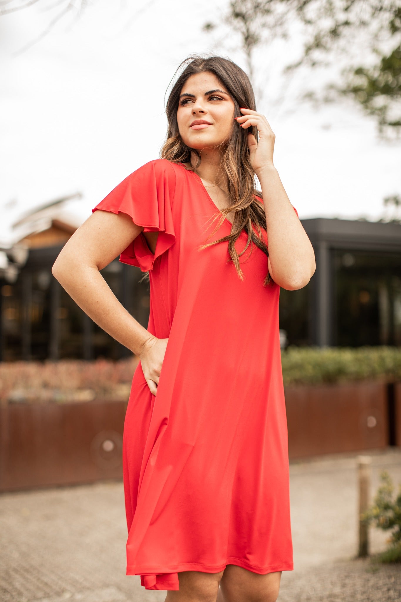 VESTIDO SOLTO VISCOSE - FAME