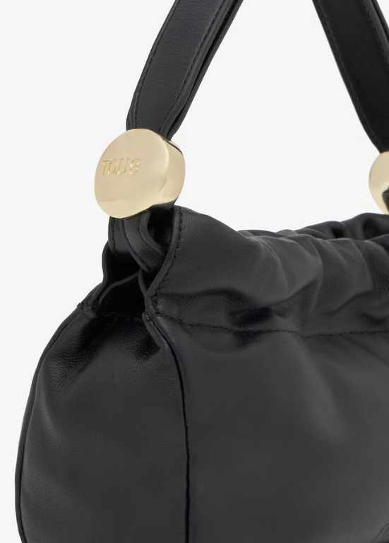 MALA PRETA EM PELE GLOSS - TOUS