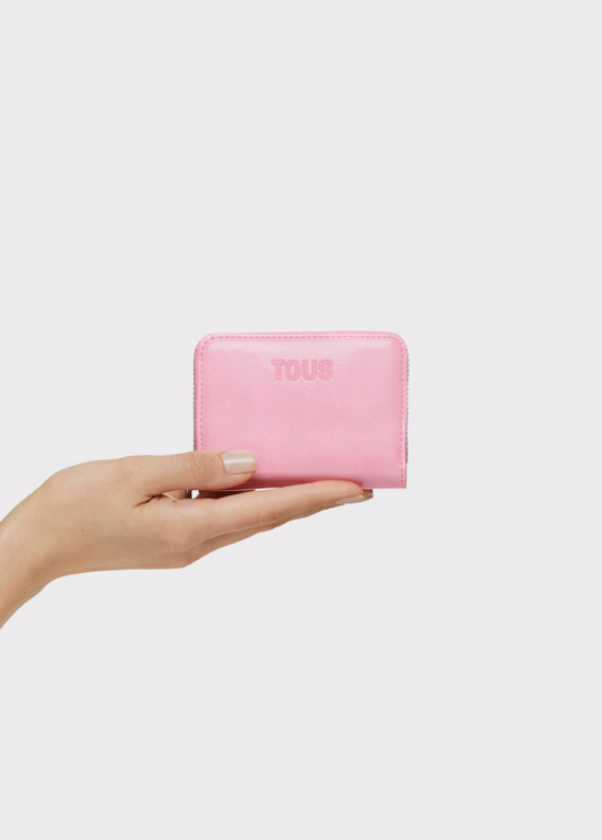 PORTA MOEDAS NEW CORP EM COR ROSA - TOUS