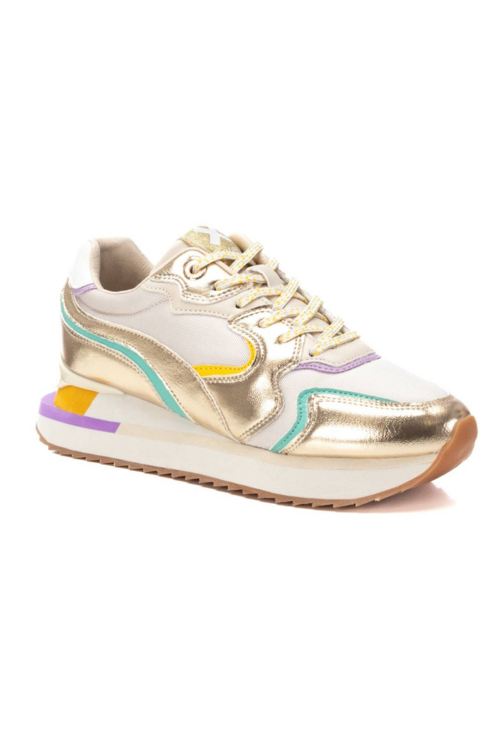 TÉNIS EM MATERIAL METÁLICO - XTI shoes