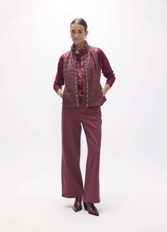 JEANS BORDEAUX LIGEIRAMENTE FLARE LC - LOLA CASADEMUNT