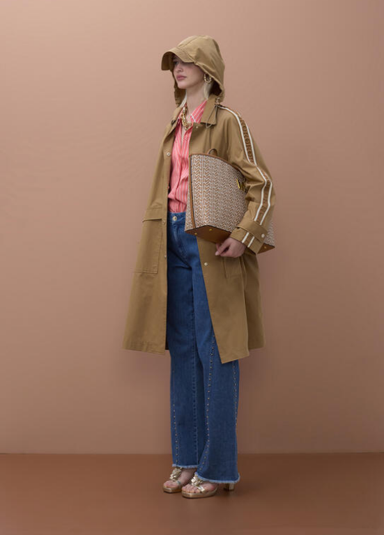 TRENCH COAT OVERSIZE COM FITAS LATERAIS - LOLA CASADEMUNT