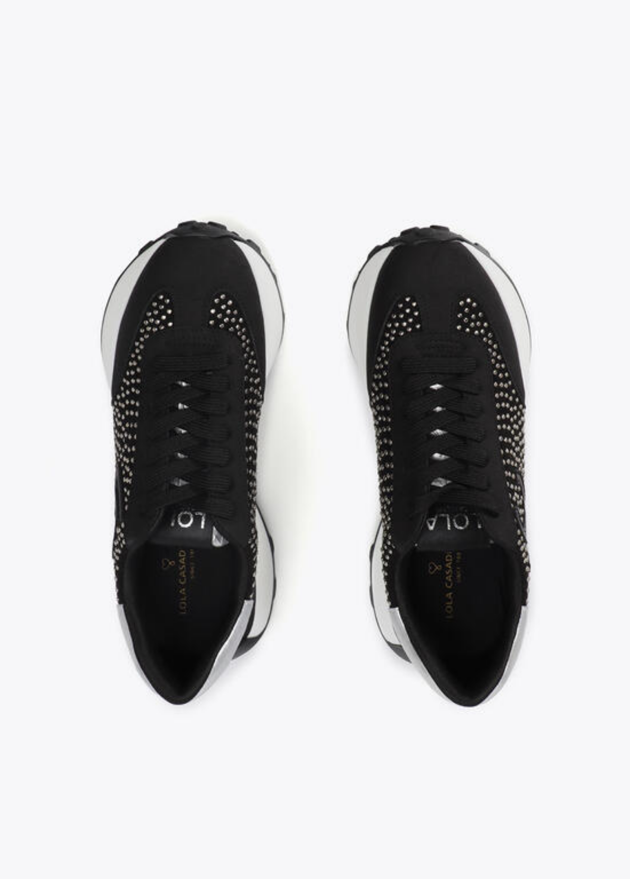 TÉNIS PLATAFORMA COM STRASS - LOLA CASADEMUNT