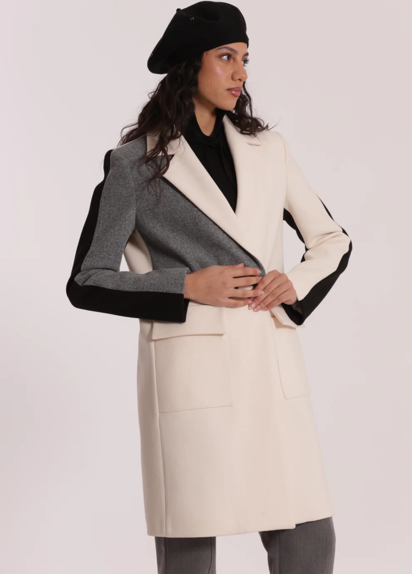 SOBRETUDO TRICOLOR - MIMI MUA