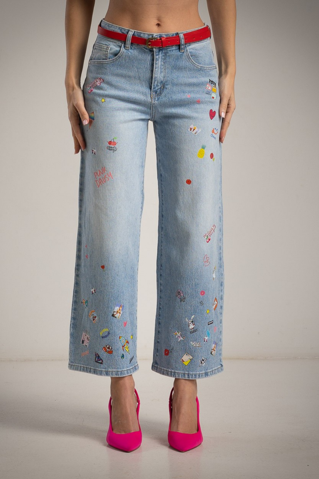 CALÇAS DE GANGA COM FANTASIA - ALBANO'S