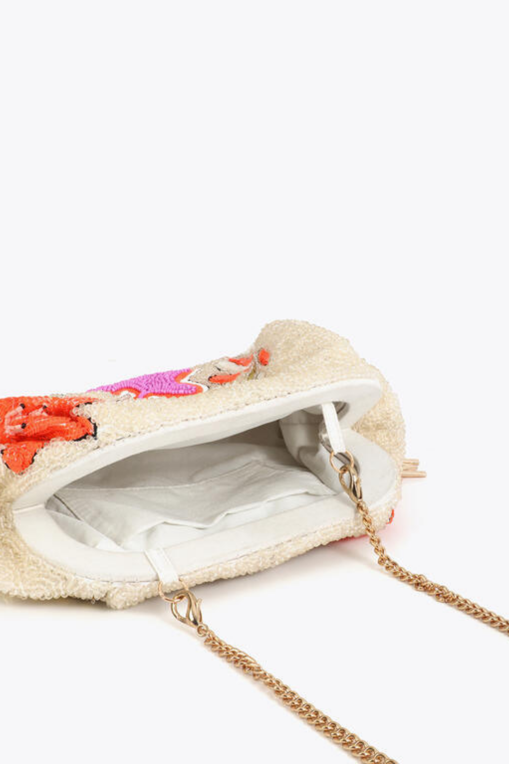 MALA TIPO CLUTCH COM PEDRARIA - LOLA CASADEMUNT BY MAITE