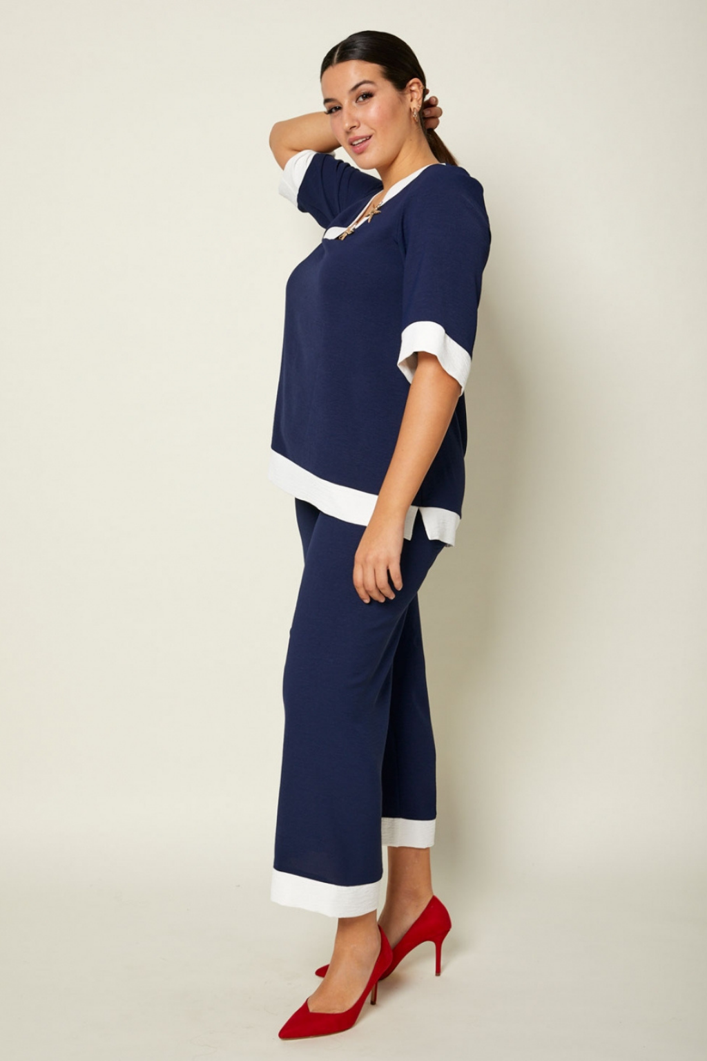 CONJUNTO AZUL MARINHO COM ESTRELA MAR - AN VITO