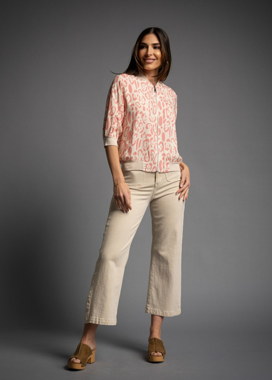 JAEQUETA BOMBER ESTAMPADO - ALIBY