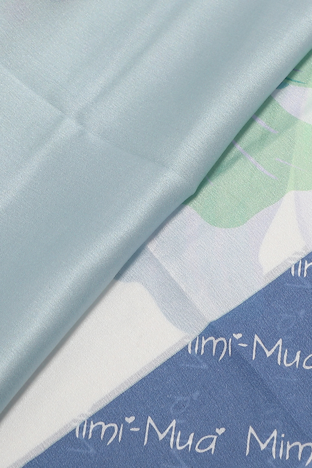 LENÇO COM LÍRIO E MOLDURA - MIMI MUA