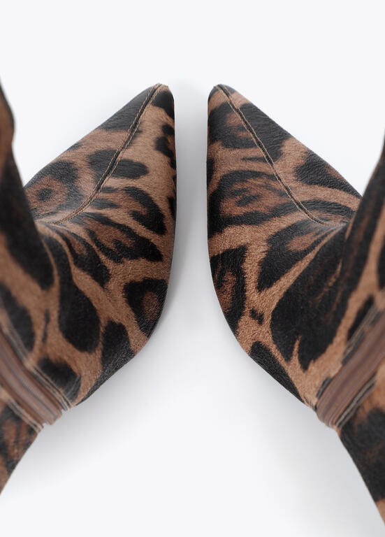 BOTAS ANIMAL PRINT COM FECHO - LOLA CASADEMUNT