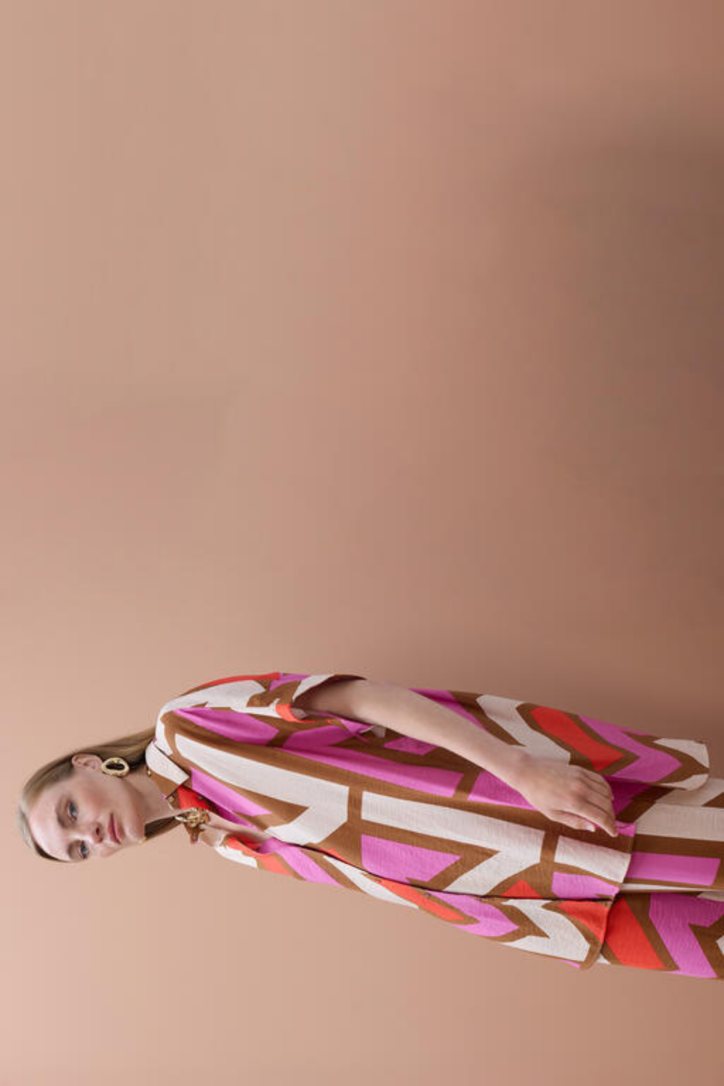 CAMISA ESTAMPADA GEOMÉTRICA MULTICOLOR - LOLA CASADEMUNT BY MAITE