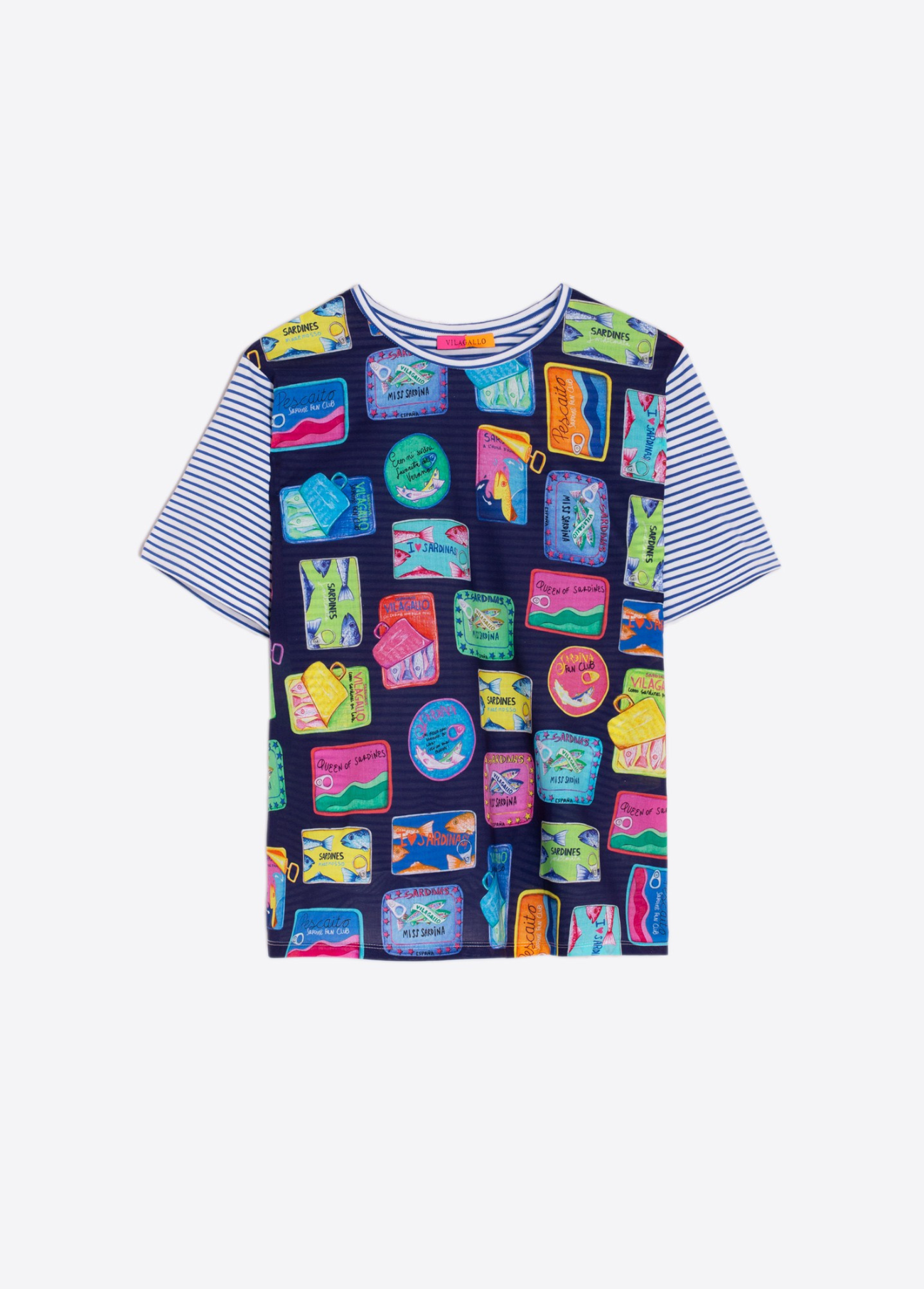 T-SHIRT TORA SARDINHAS MARINHO - VILAGALLO