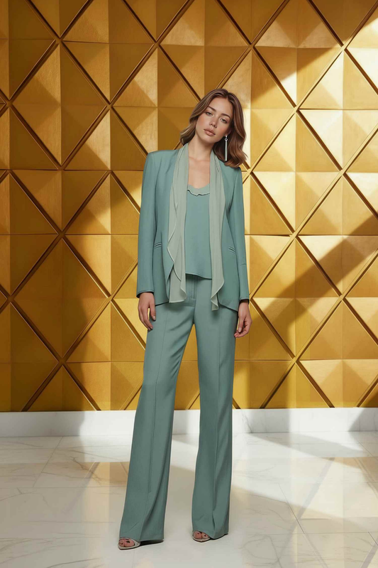 CALÇAS ALFAIATARIA VERDE ÁGUA - OPERÀ