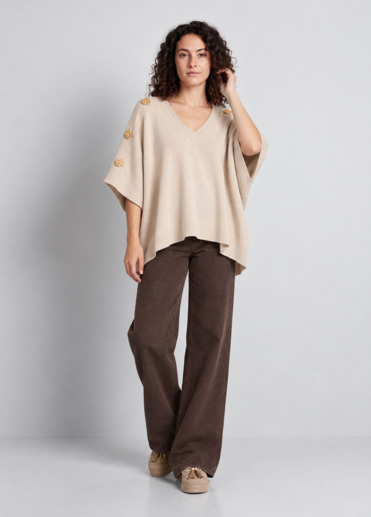 CAMISOLA DE MALHA COM APLICAÇÕES - SMF