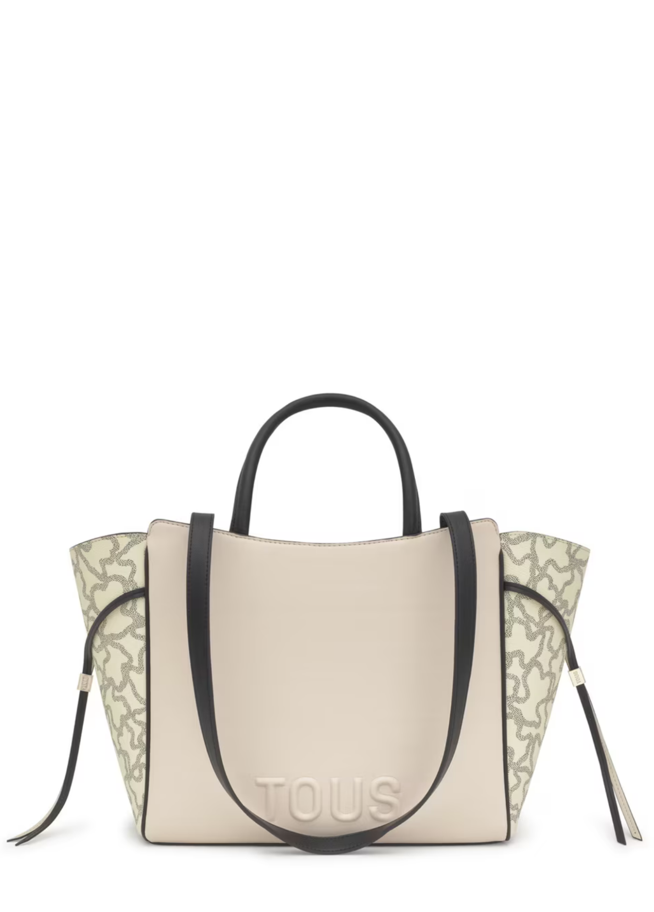 MALA CITY MÉDIA KAOS BEGE E PRETO - TOUS