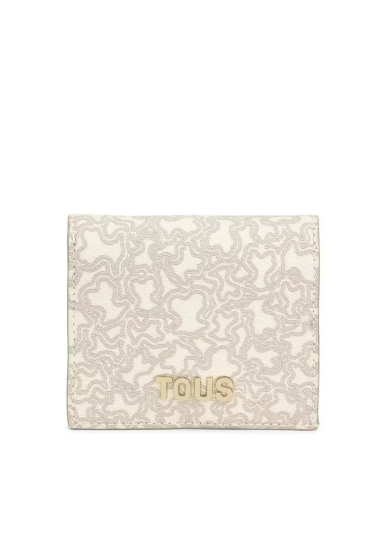 CARTEIRA PEQUENA KAOS MINI LINES BEGE - TOUS