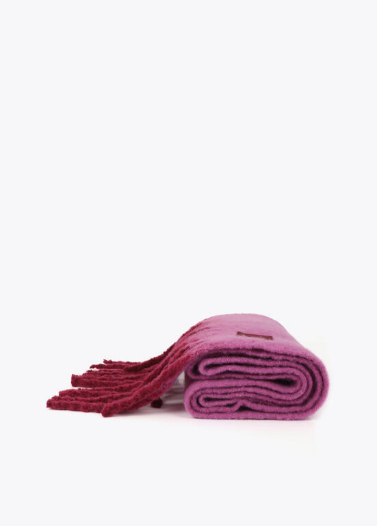 CACHECOL BÁSICO COM DETALHE DE FRANJA DEGRADÊ EM ROSA - LOLA CASADEMUNT
