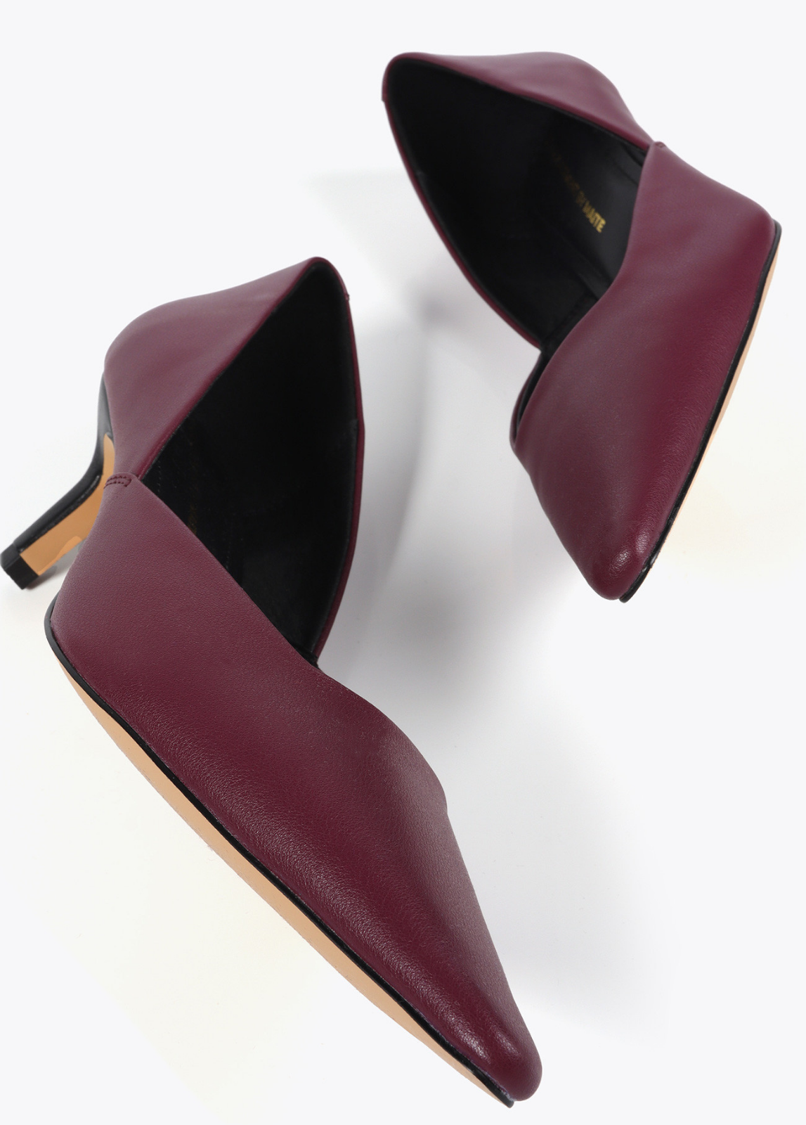 STILETTO ELEGANTE EM BORDEAUX - LOLA CASADEMUNT